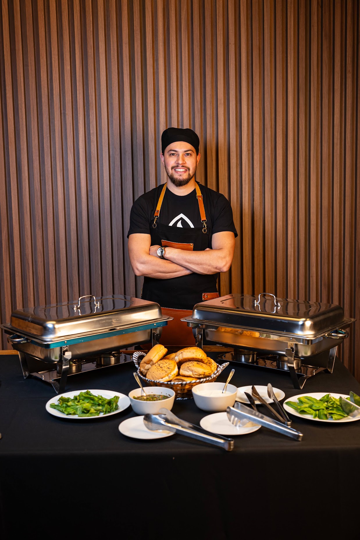 Chef de El Monje en la parrilla
